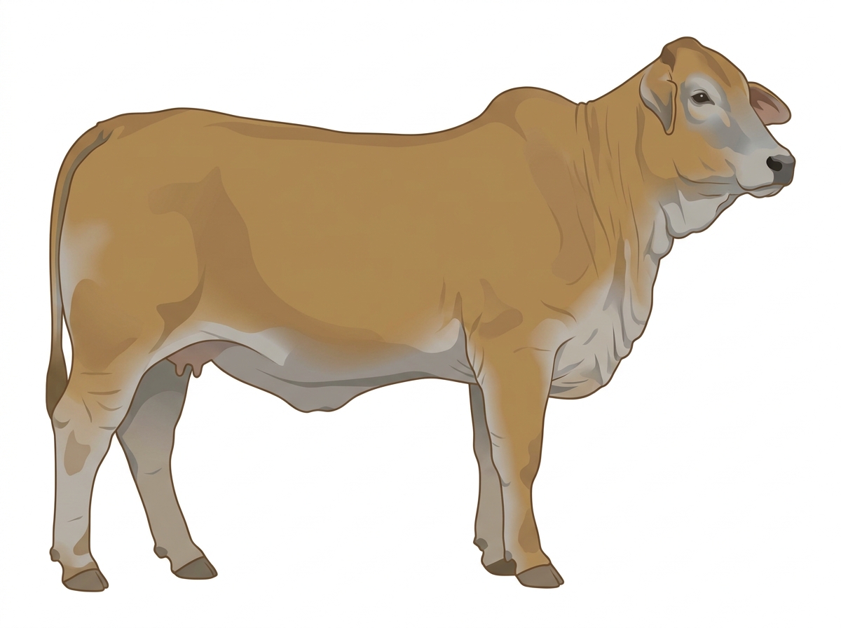 Tan Brahman Cross Heifer