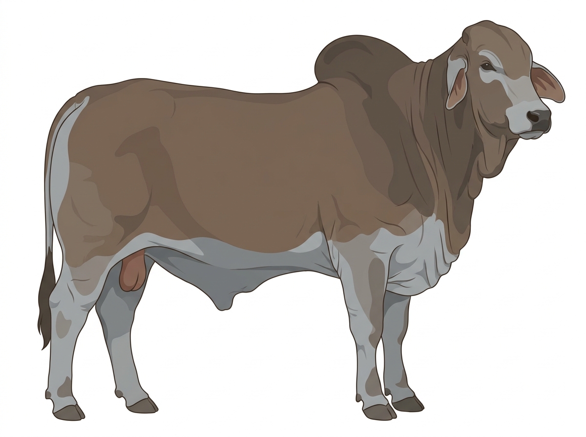 Smoky Brahman Bull