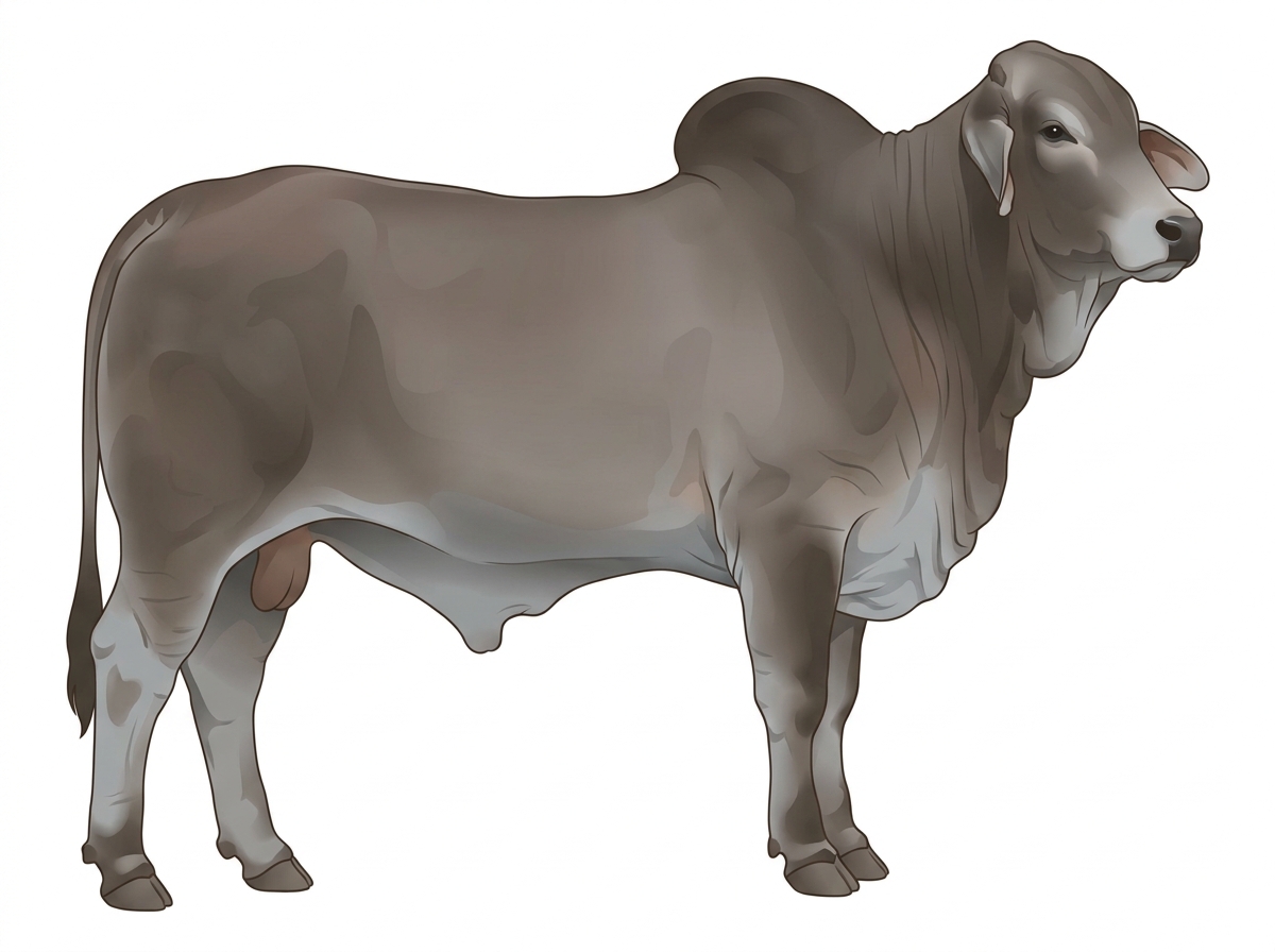 Smoky Brahman Bull