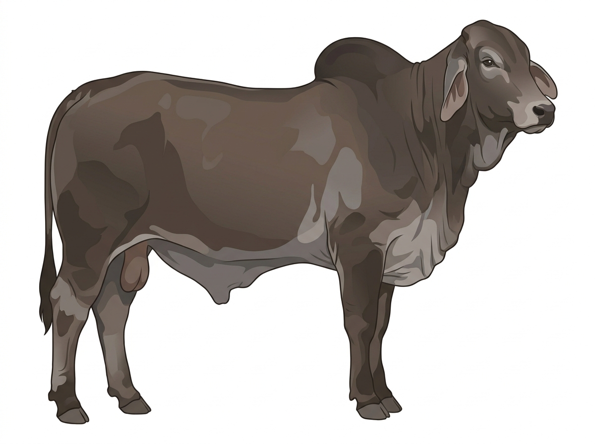 Smoky Brahman Steer