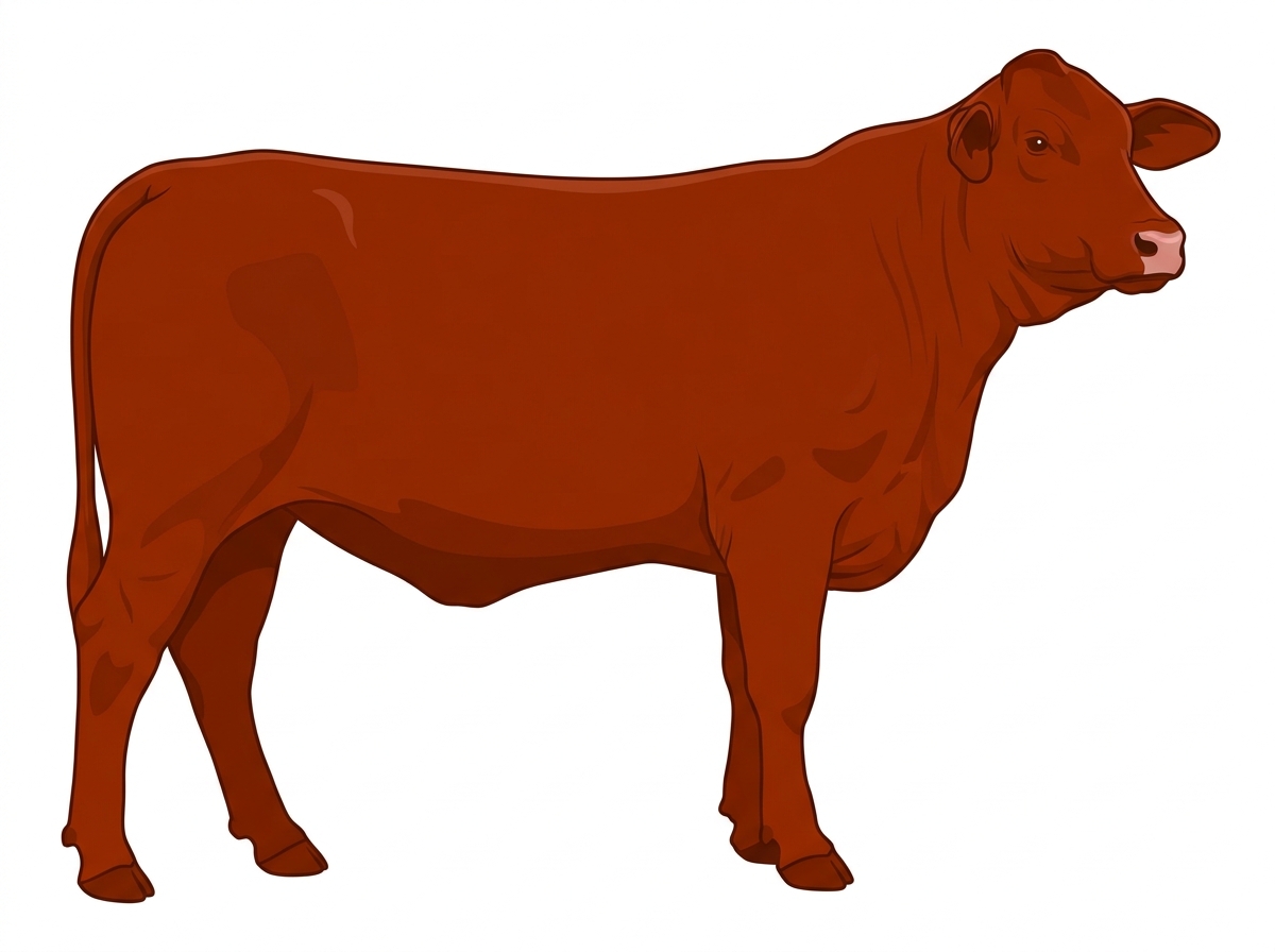 Red Brahman x Shorthorn Cross Heifer