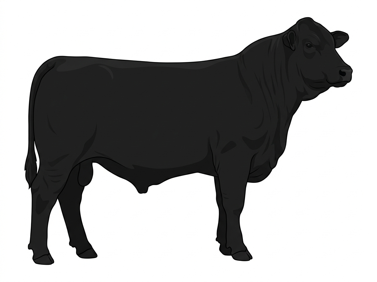 Black Brangus Steer