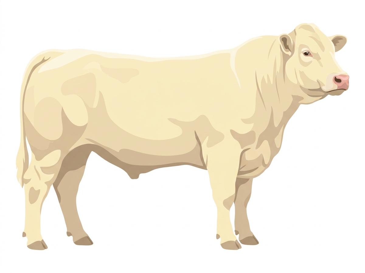 Cream Charolais Steer