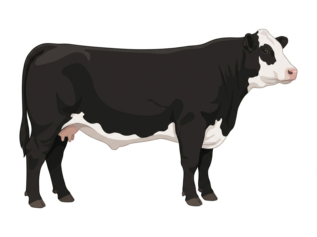 Black Charolais Cross Cow