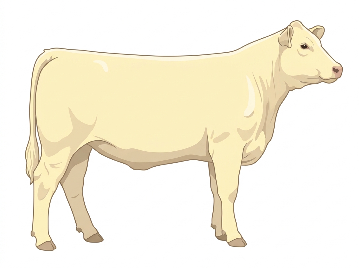 Cream Charolais Cross Heifer