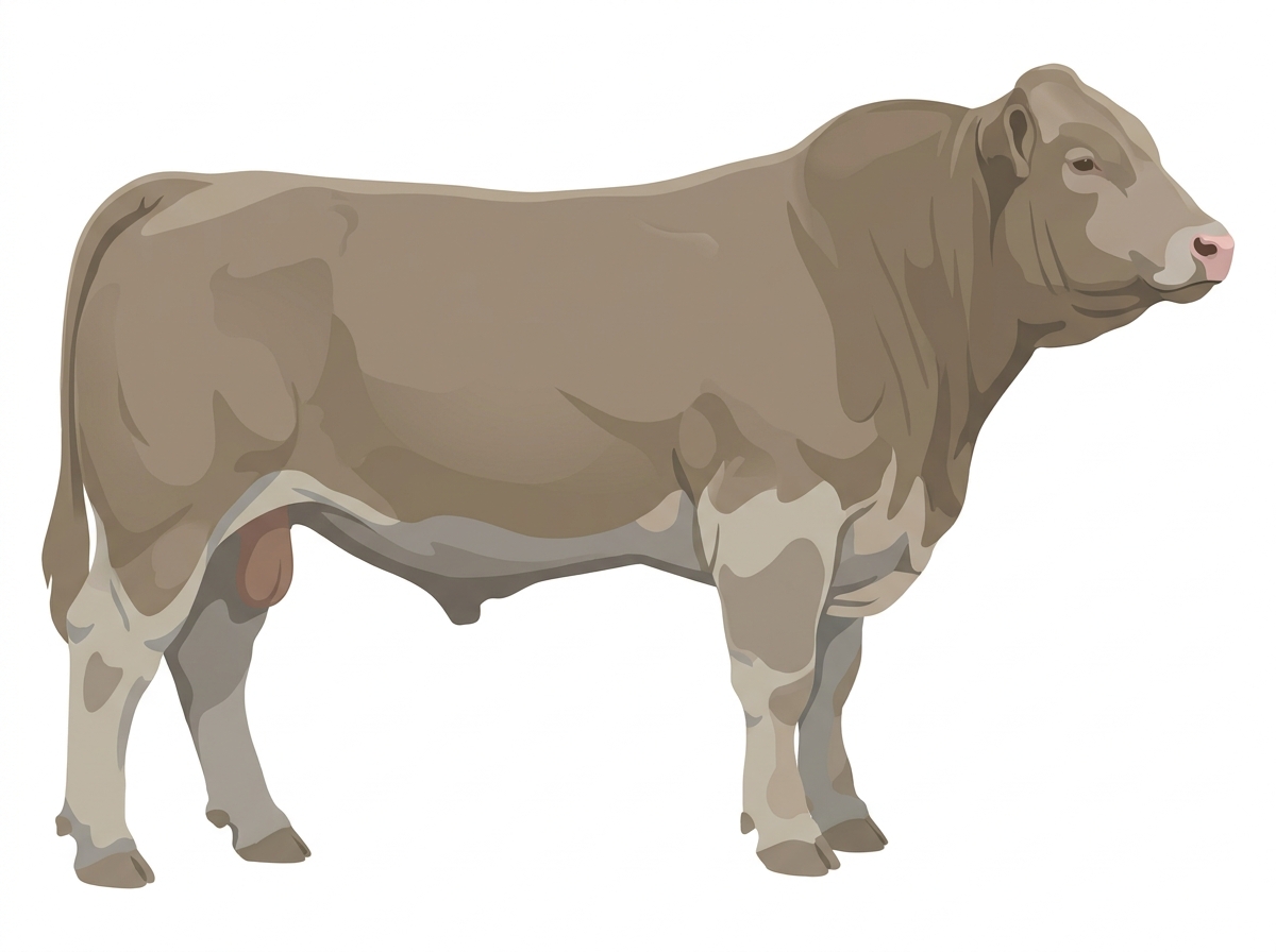 Dun Charolais Cross Bull