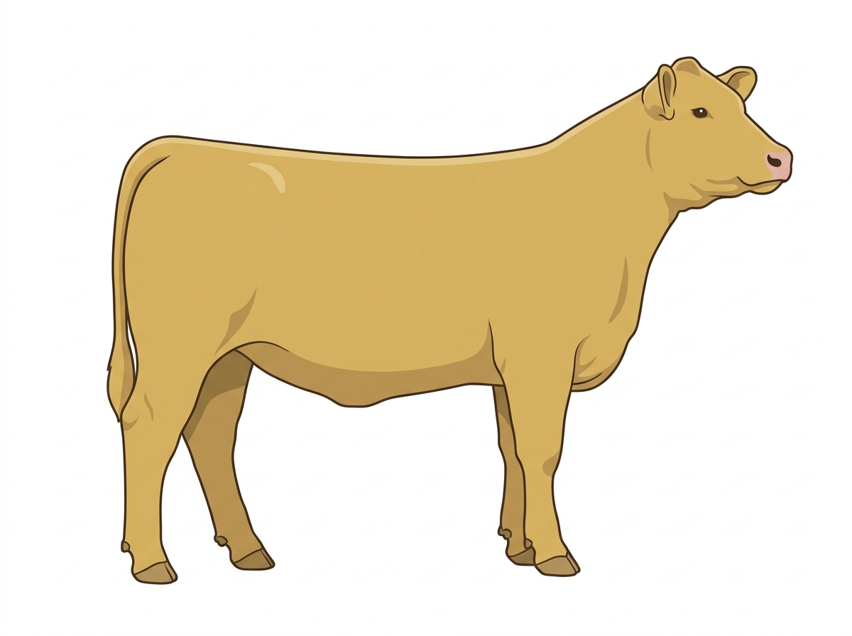 Yellow Dun Charolais Cross Heifer