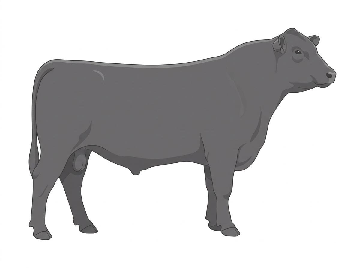 Gray ChiAngus Bull