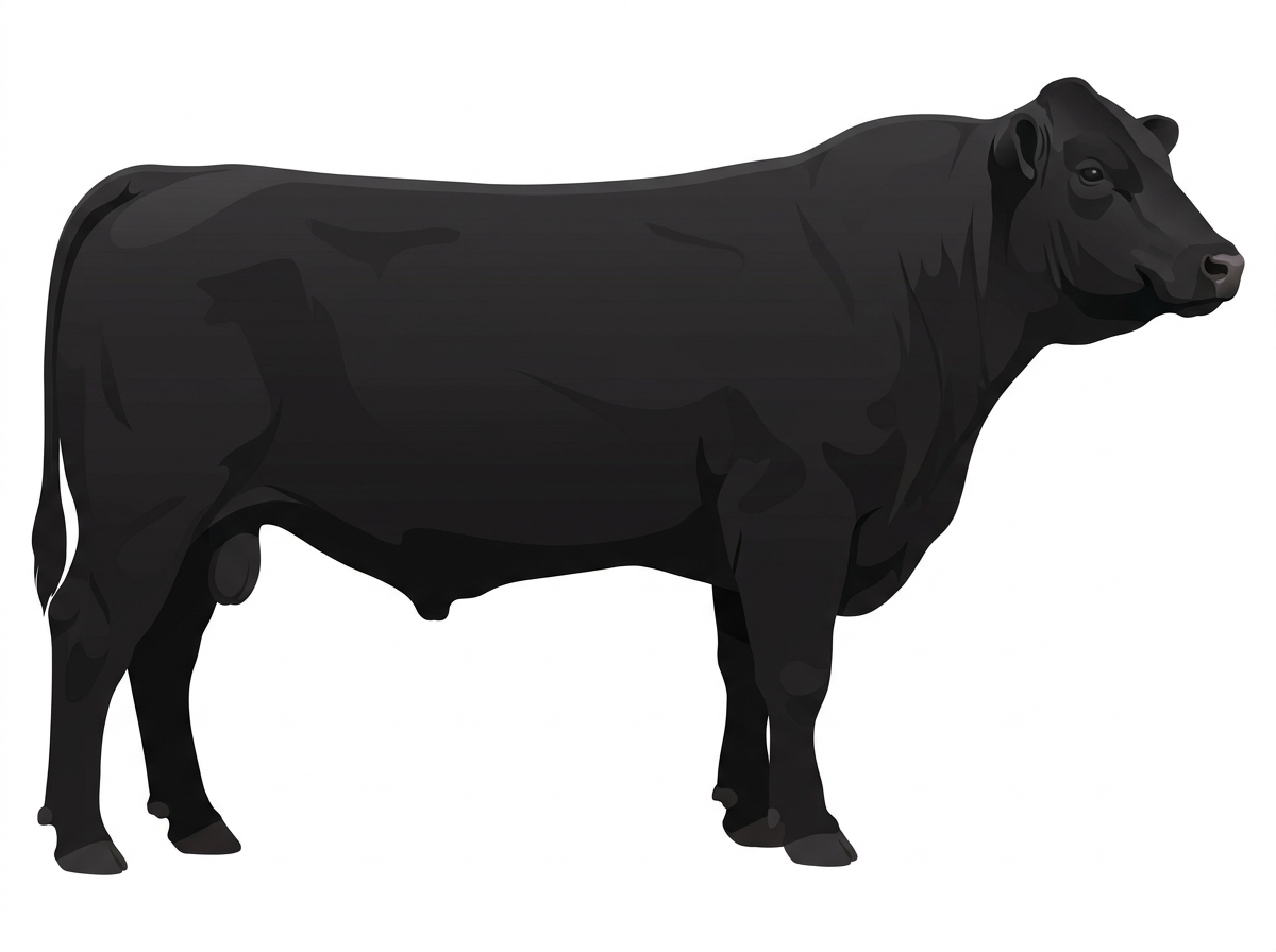 Black Chianina Cross Bull
