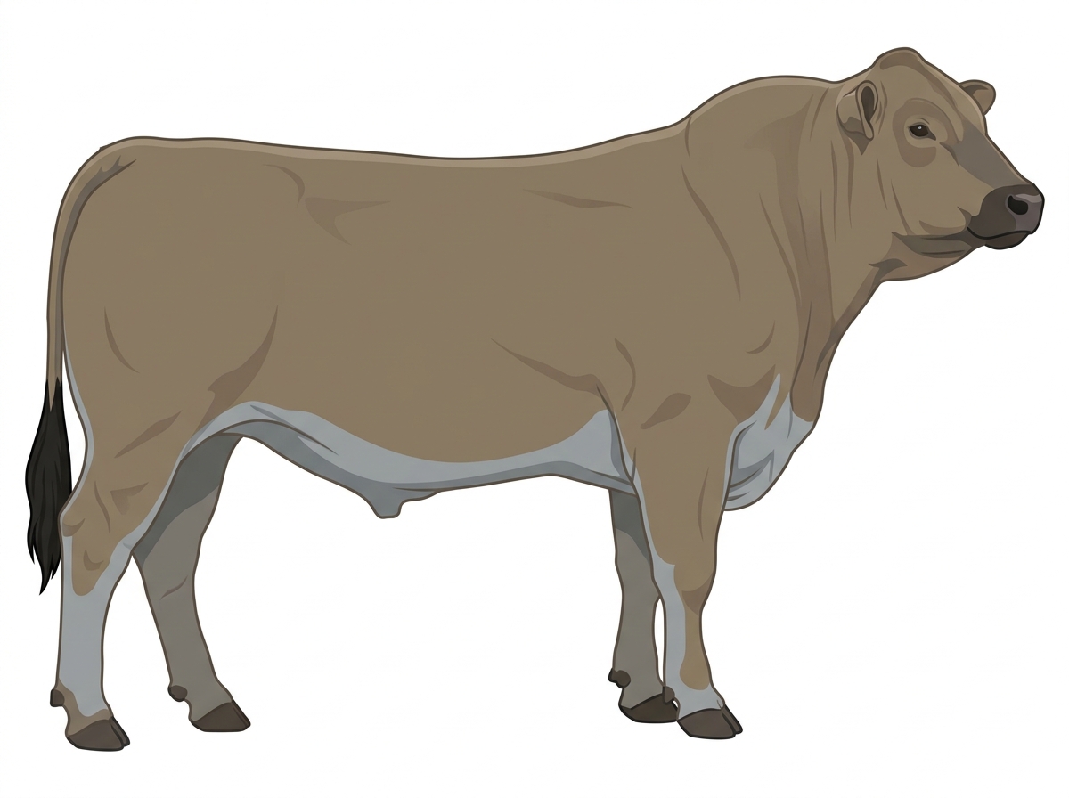 Dun Chianina Cross Bull