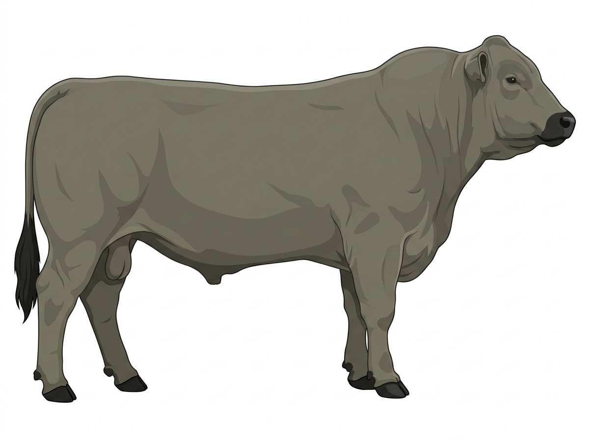 Smoky Chianina Cross Bull