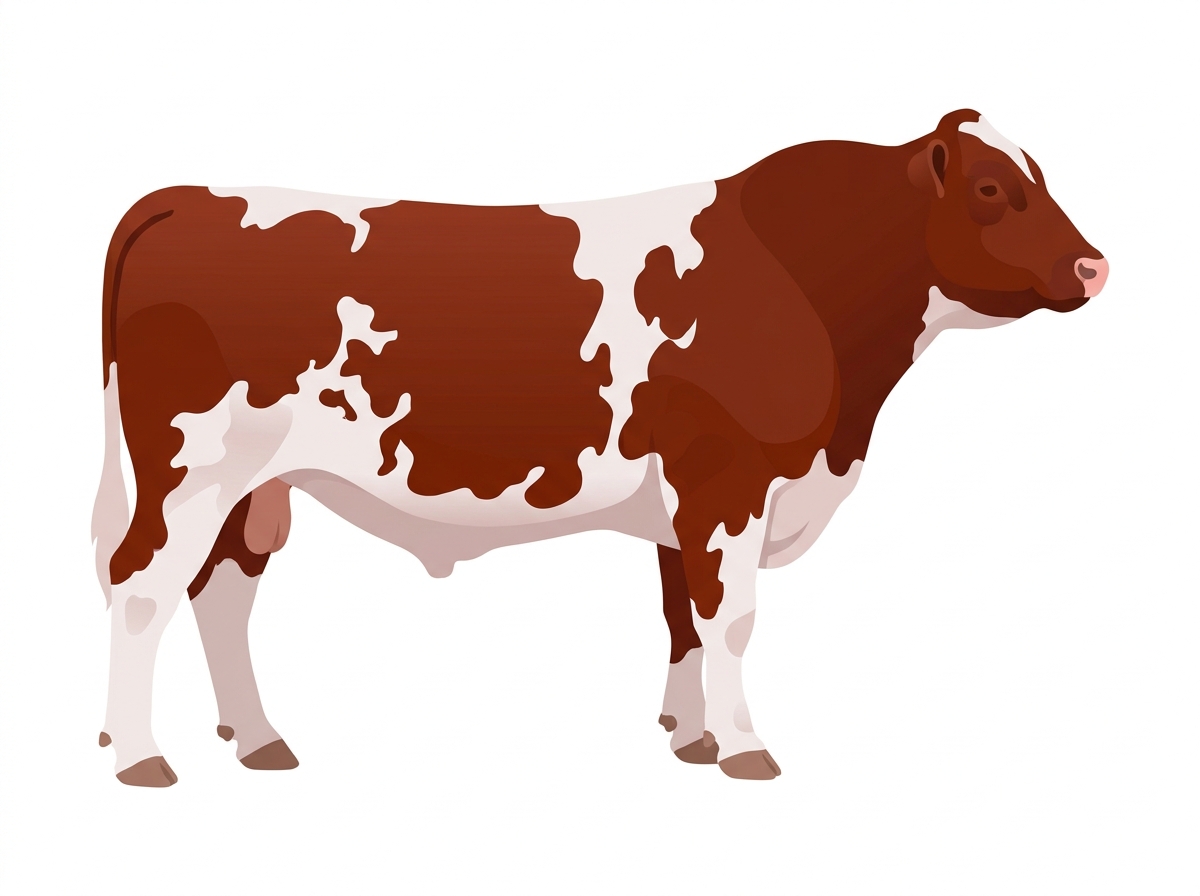 Red roan Commercial Shorthorn Bull