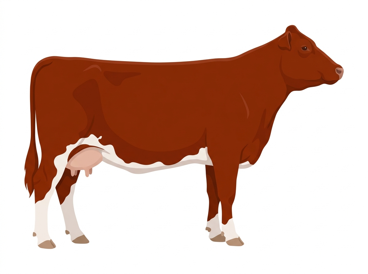 Red Durham Red Cow