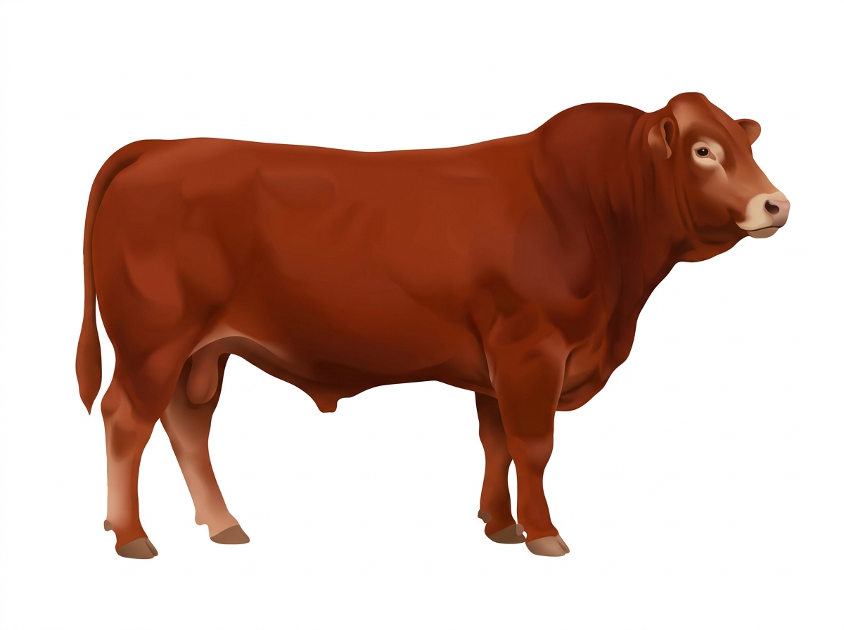 Red Fullblood Limousin Bull
