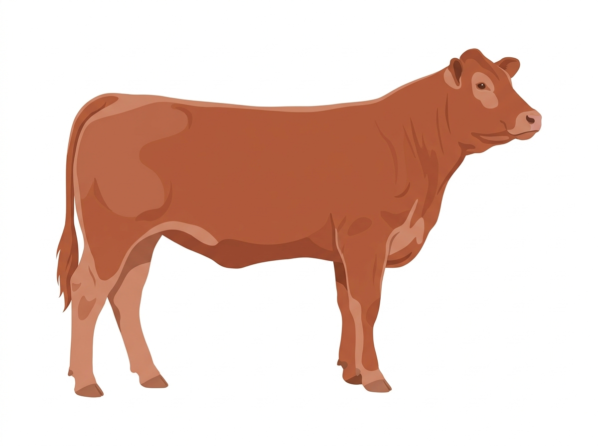 Red Fullblood Limousin Heifer
