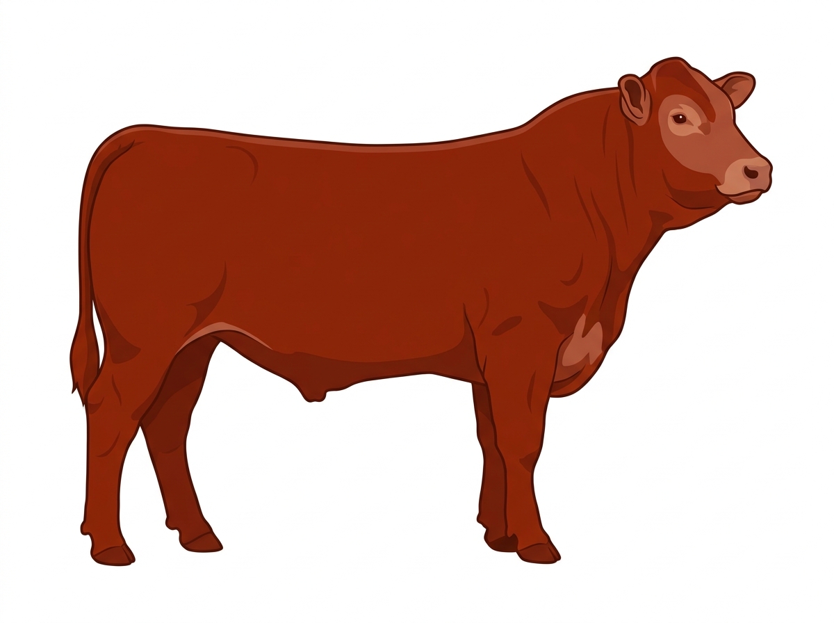 Red Fullblood Limousin Steer
