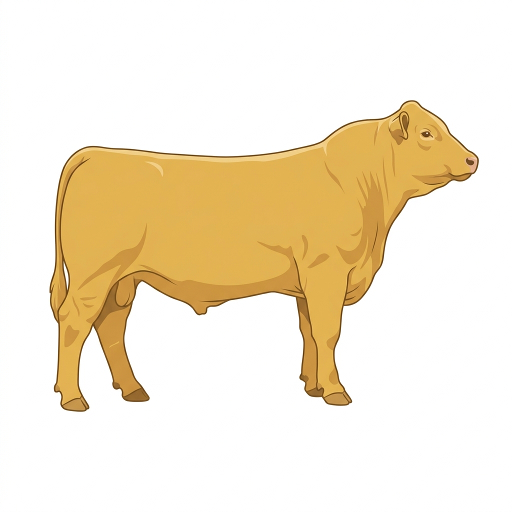 Gold Fullblood Simmental Bull