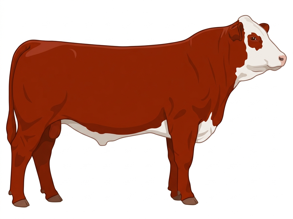 Red Fullblood Simmental Steer