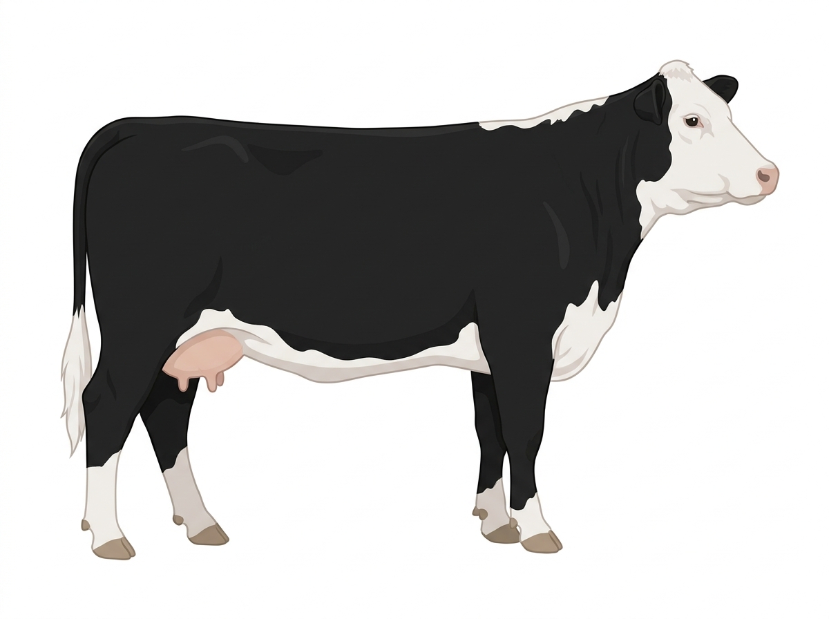 Black Hereford Cross Cow