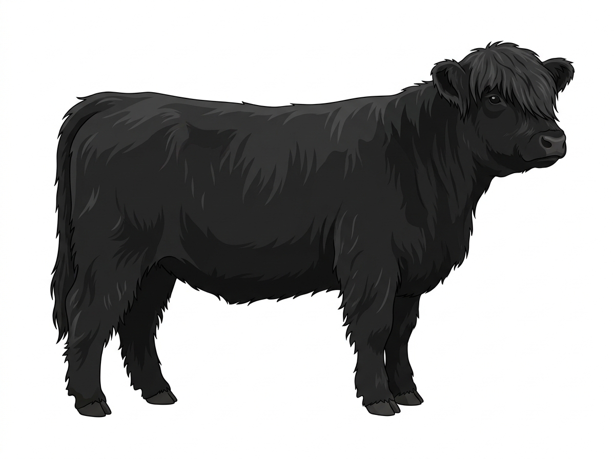 Black Highlander Heifer