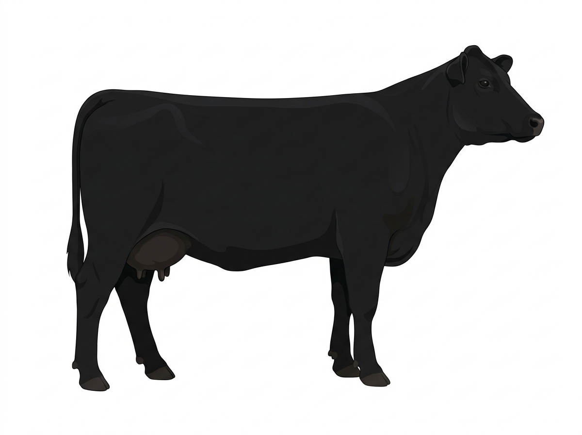 Black Lim-Flex Cow