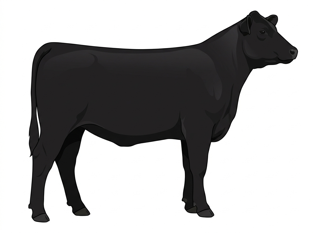 Black Lim-Flex Heifer