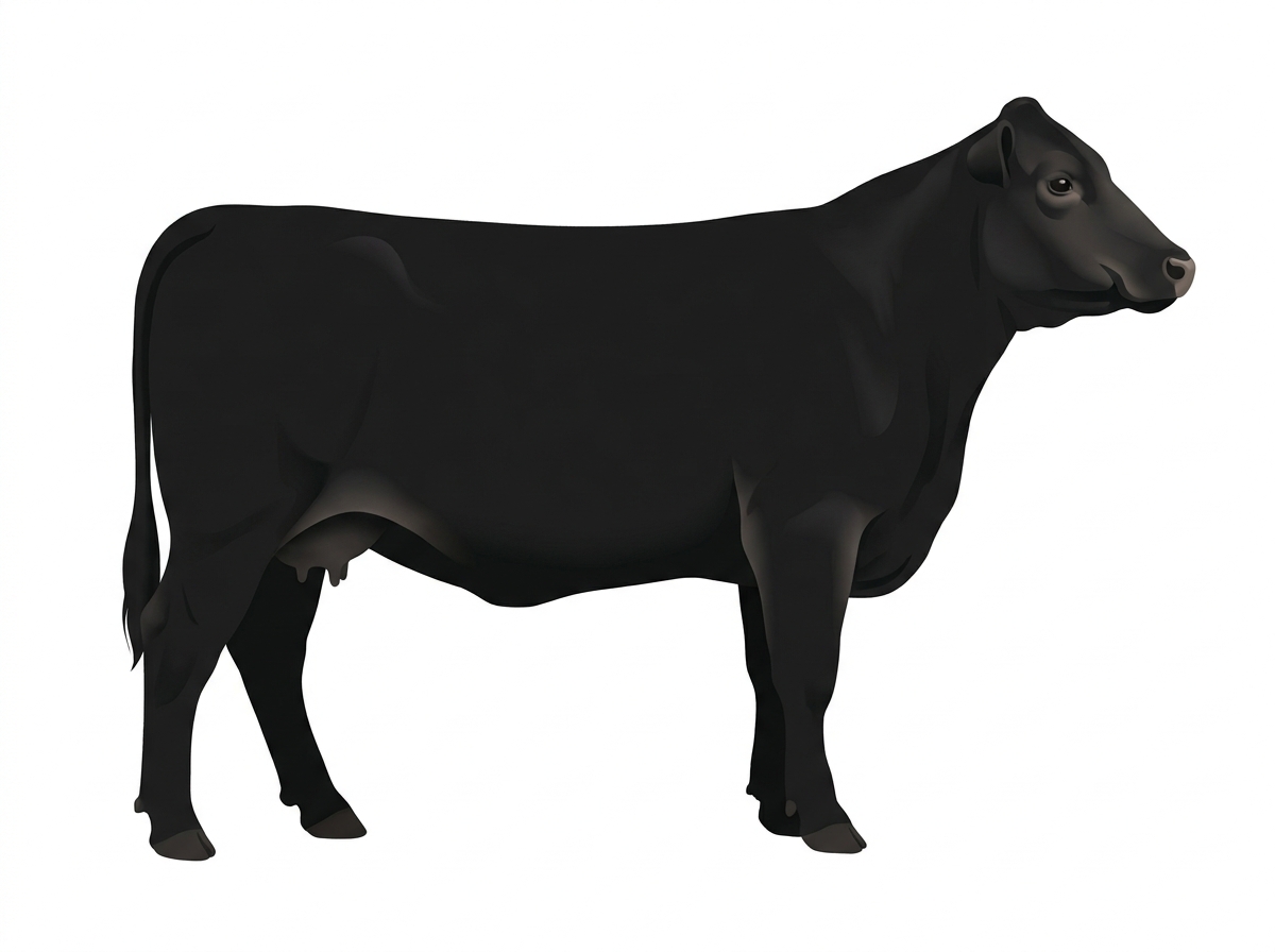 Black Limousin Cross Cow