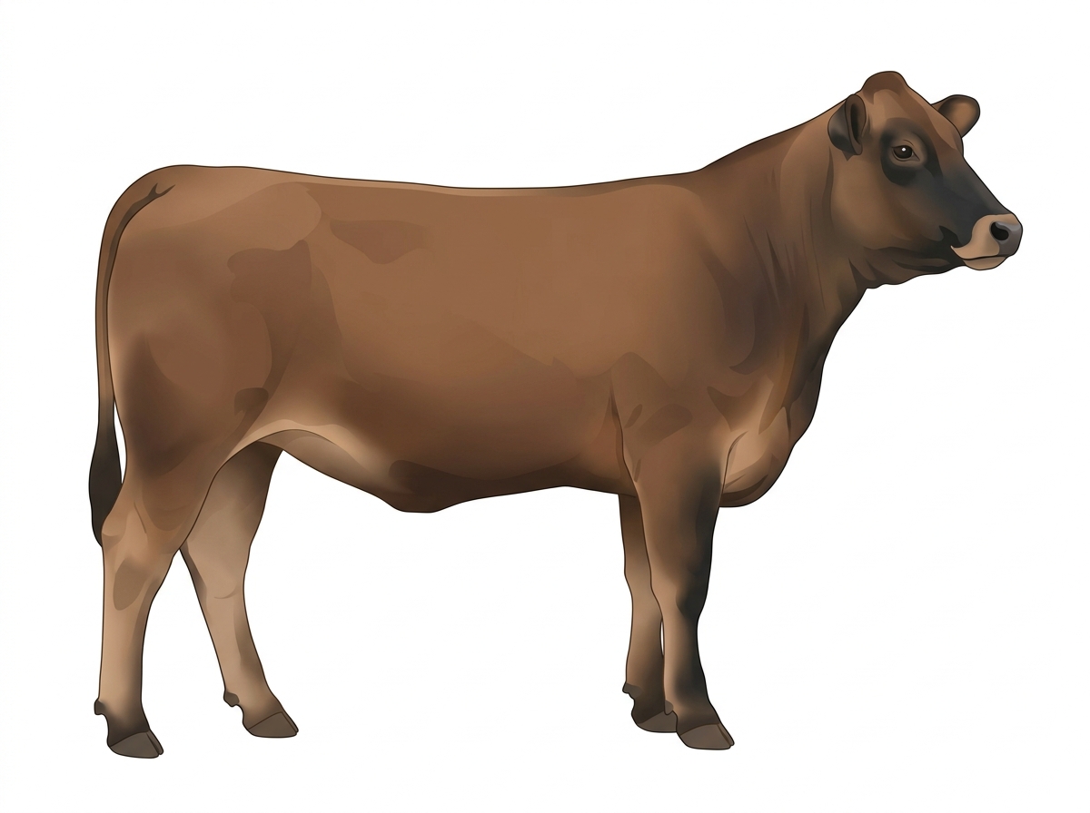 Brown with black points Limousin Cross Heifer
