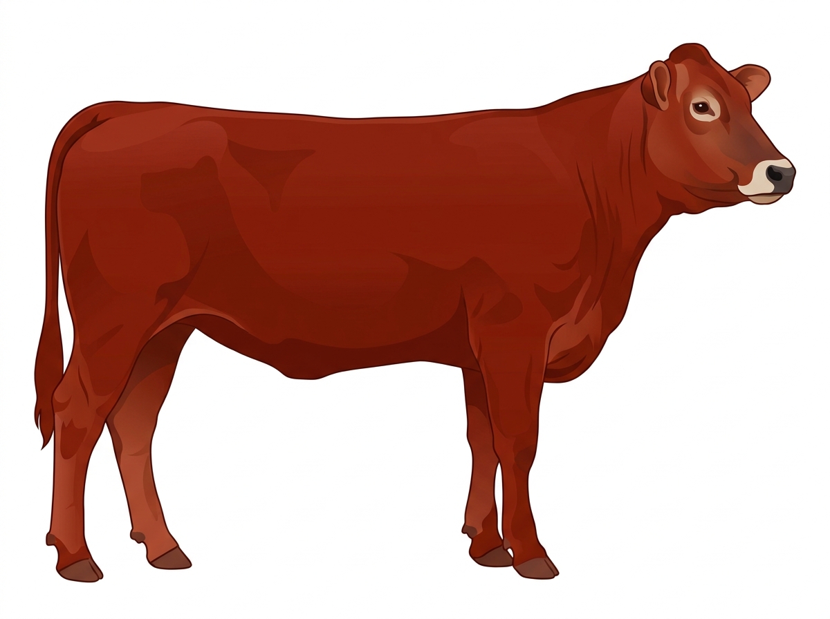 Red Limousin x Braunvieh Cross Heifer