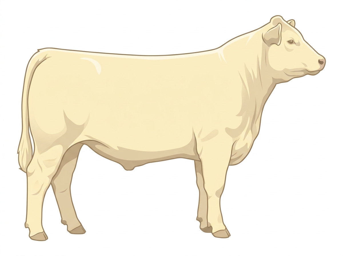 Cream MaineTainer Steer