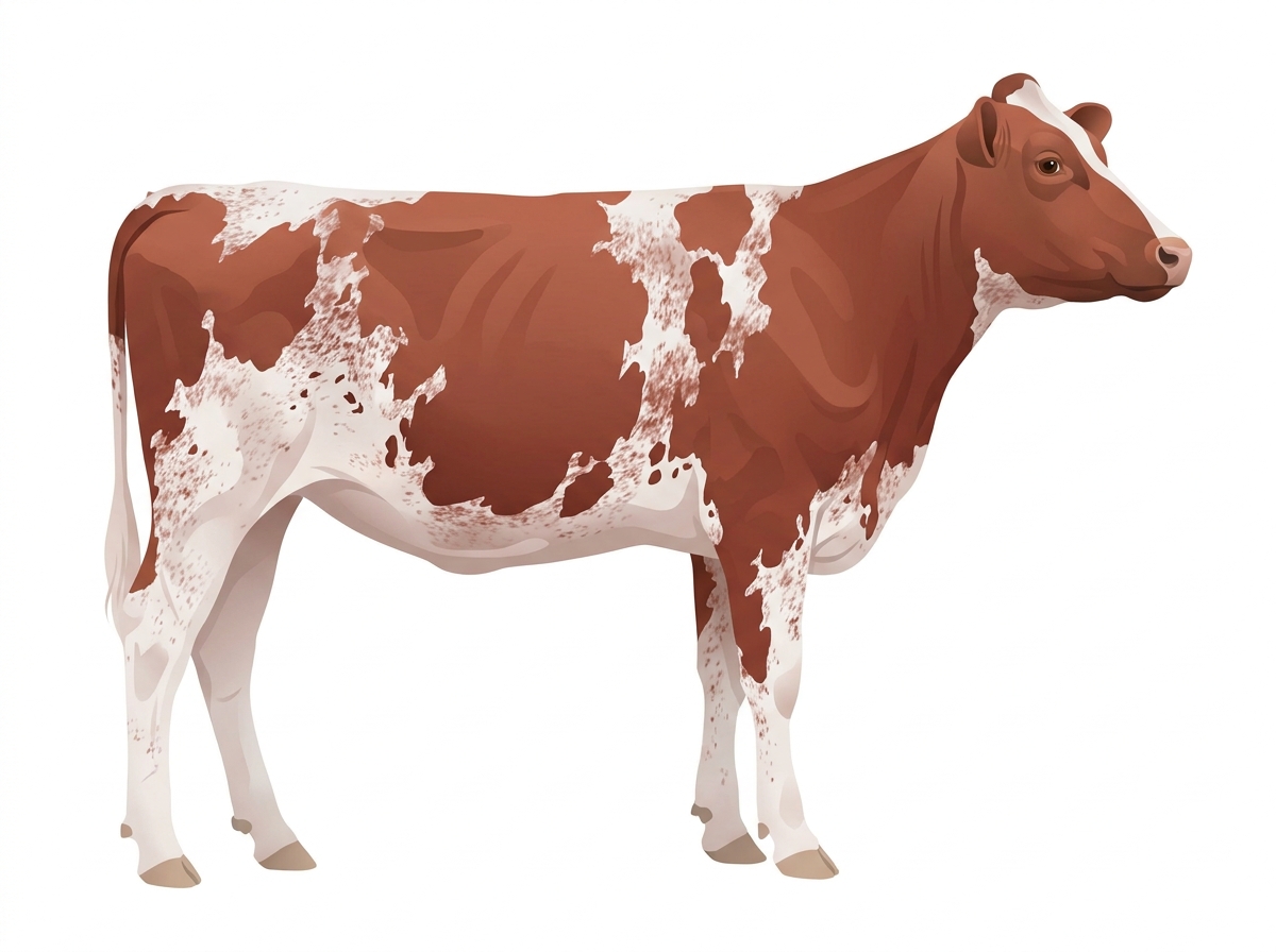 Red roan MaineTainer Heifer