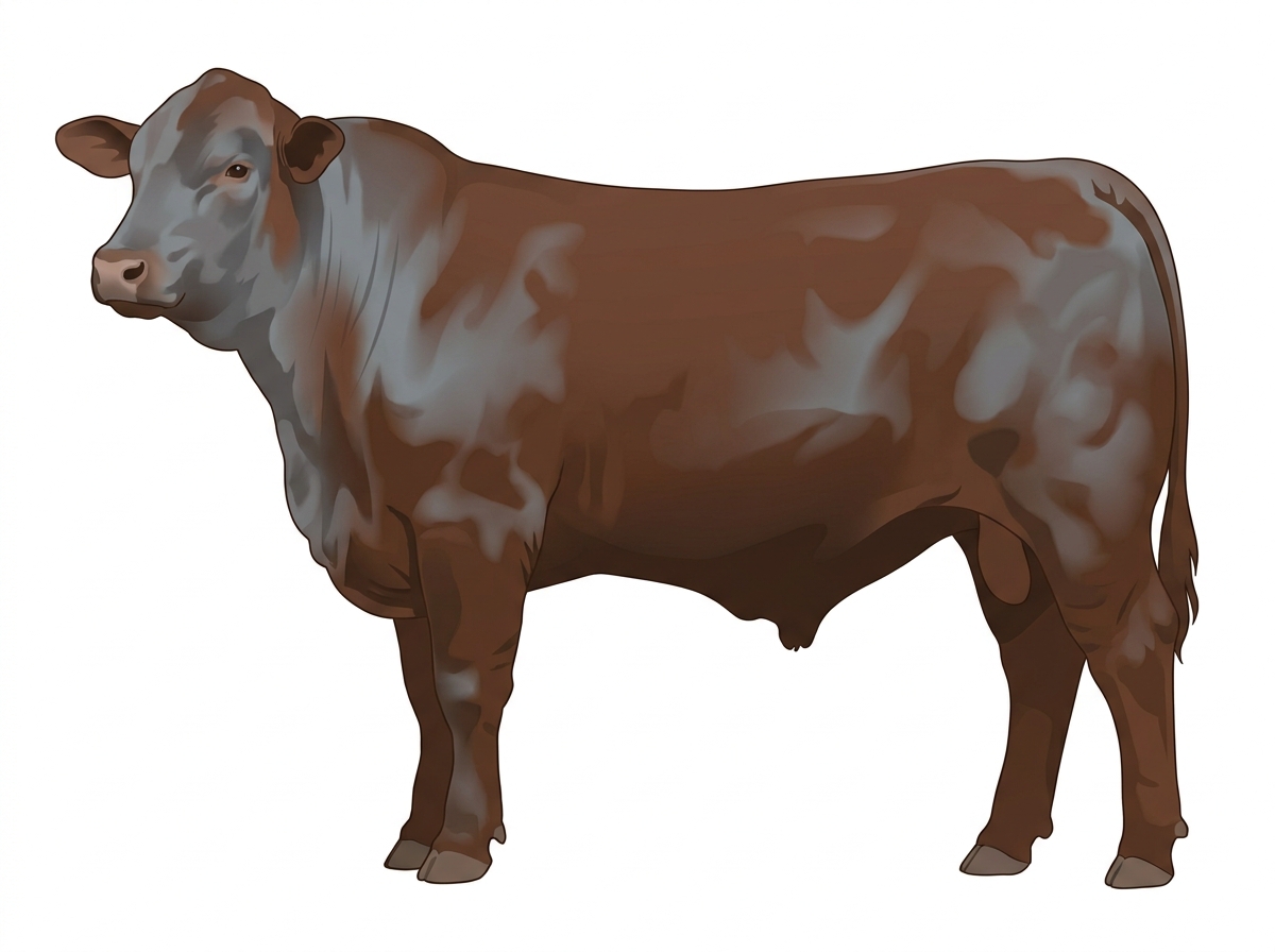 Smoky Santa Gertrudis Steer