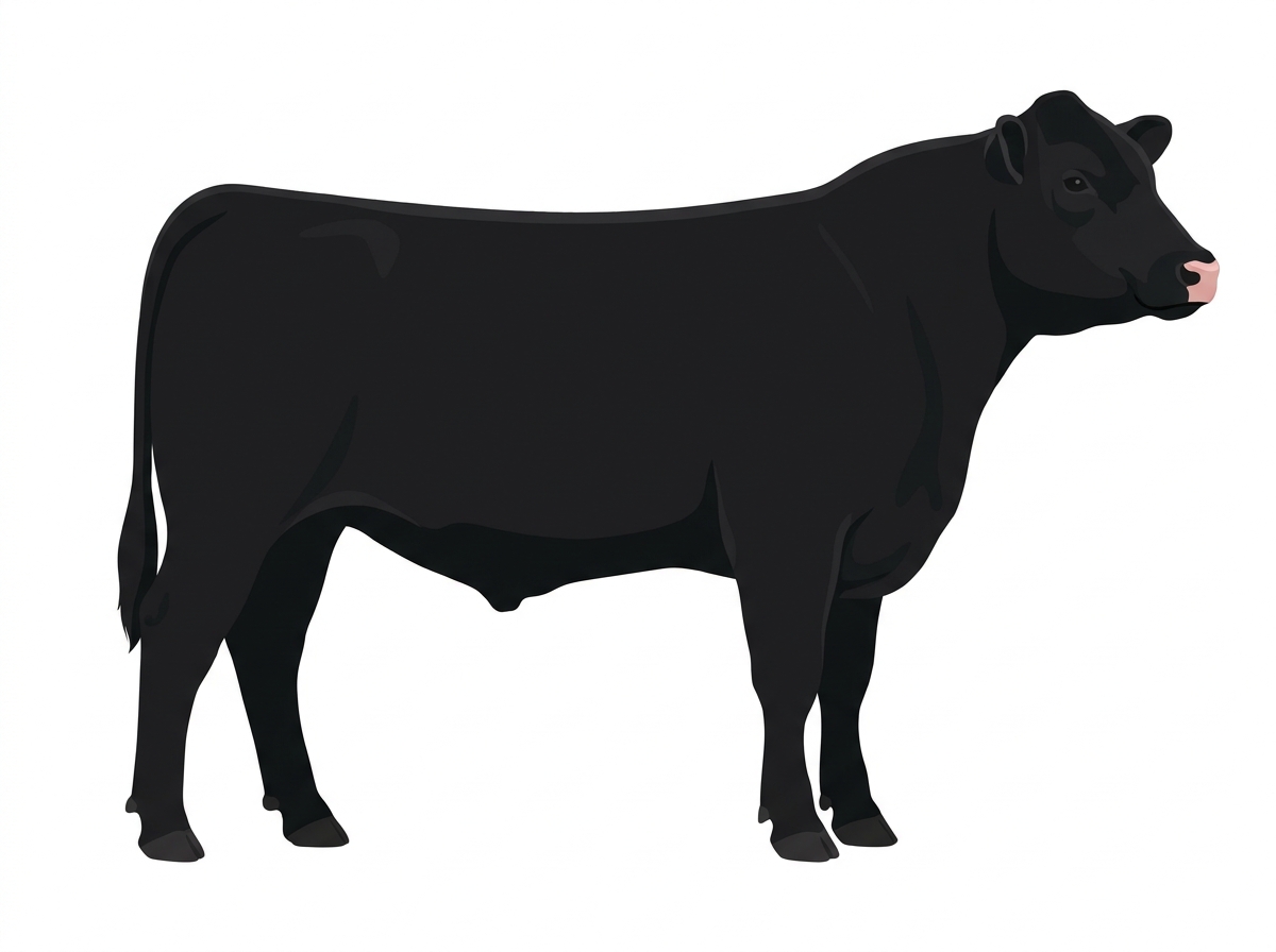 Black Shorthorn Cross Steer