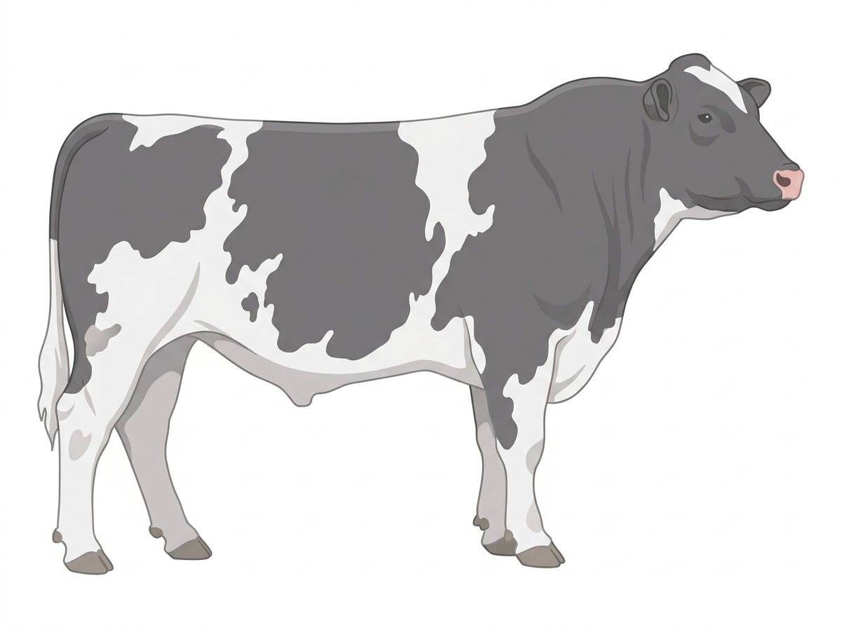 Shorthorn Cross Bull #21582