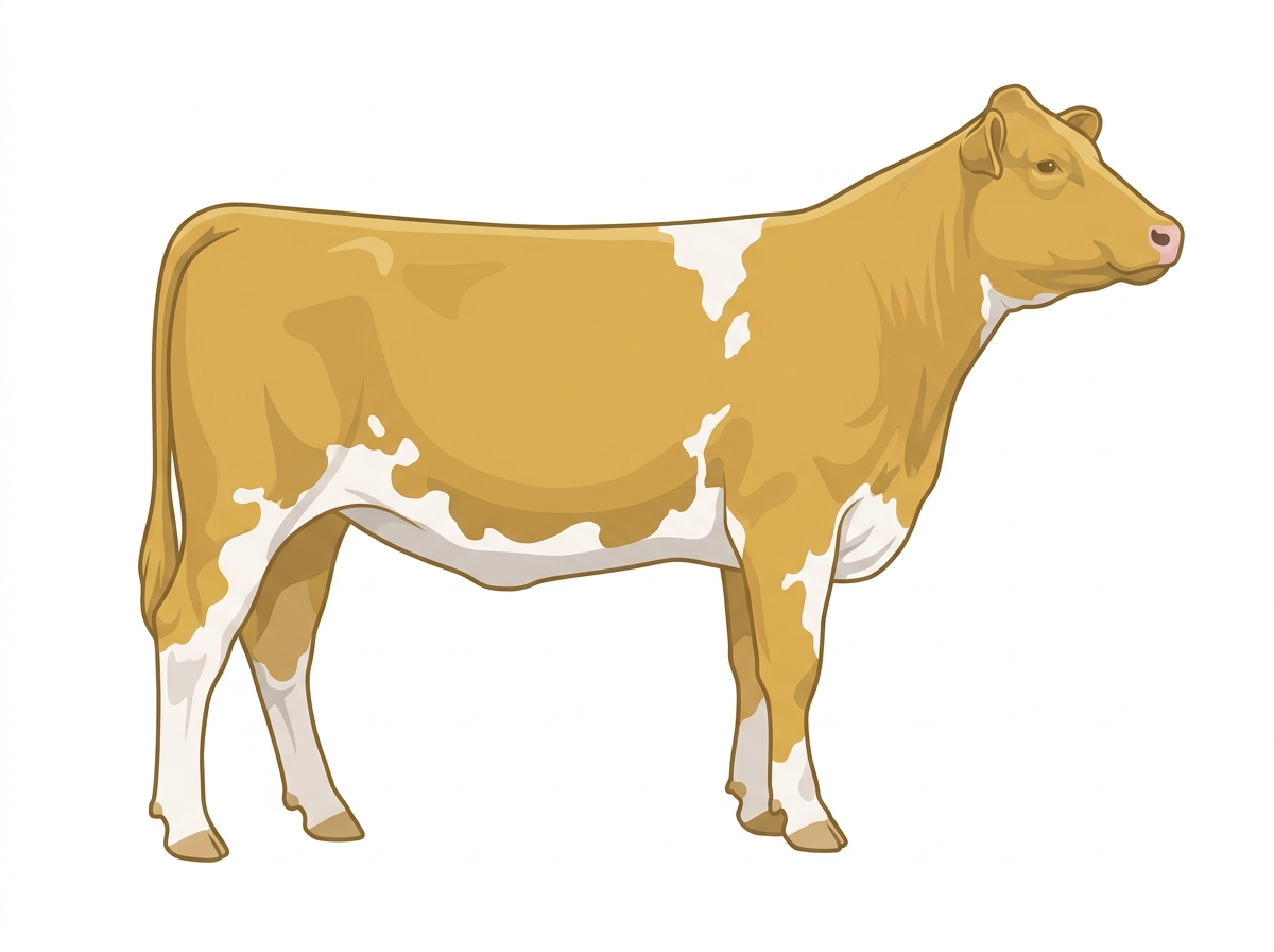 Gold Shorthorn Cross Heifer