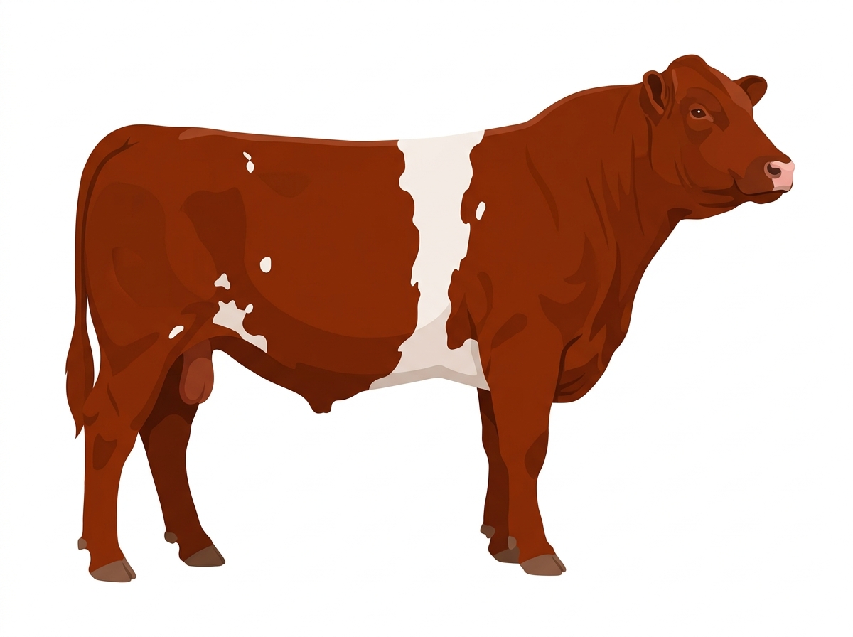 Shorthorn Cross Bull #21282