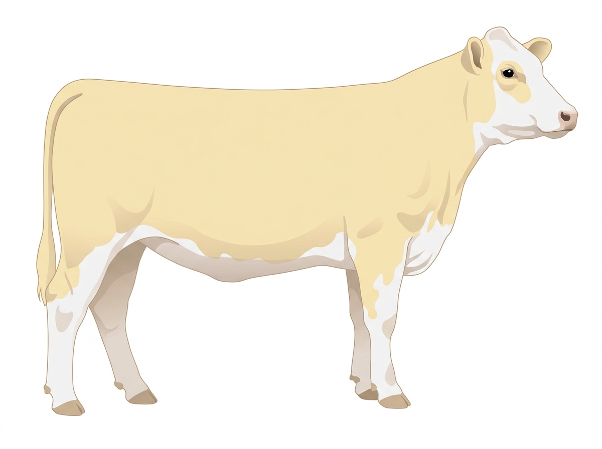 Cream Shorthorn Plus Heifer