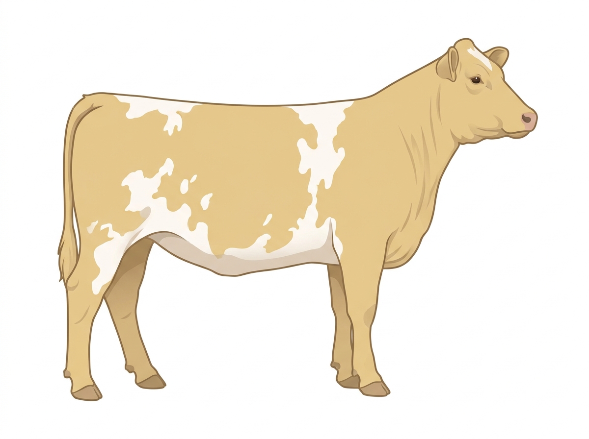 Gold roan Shorthorn Plus Heifer