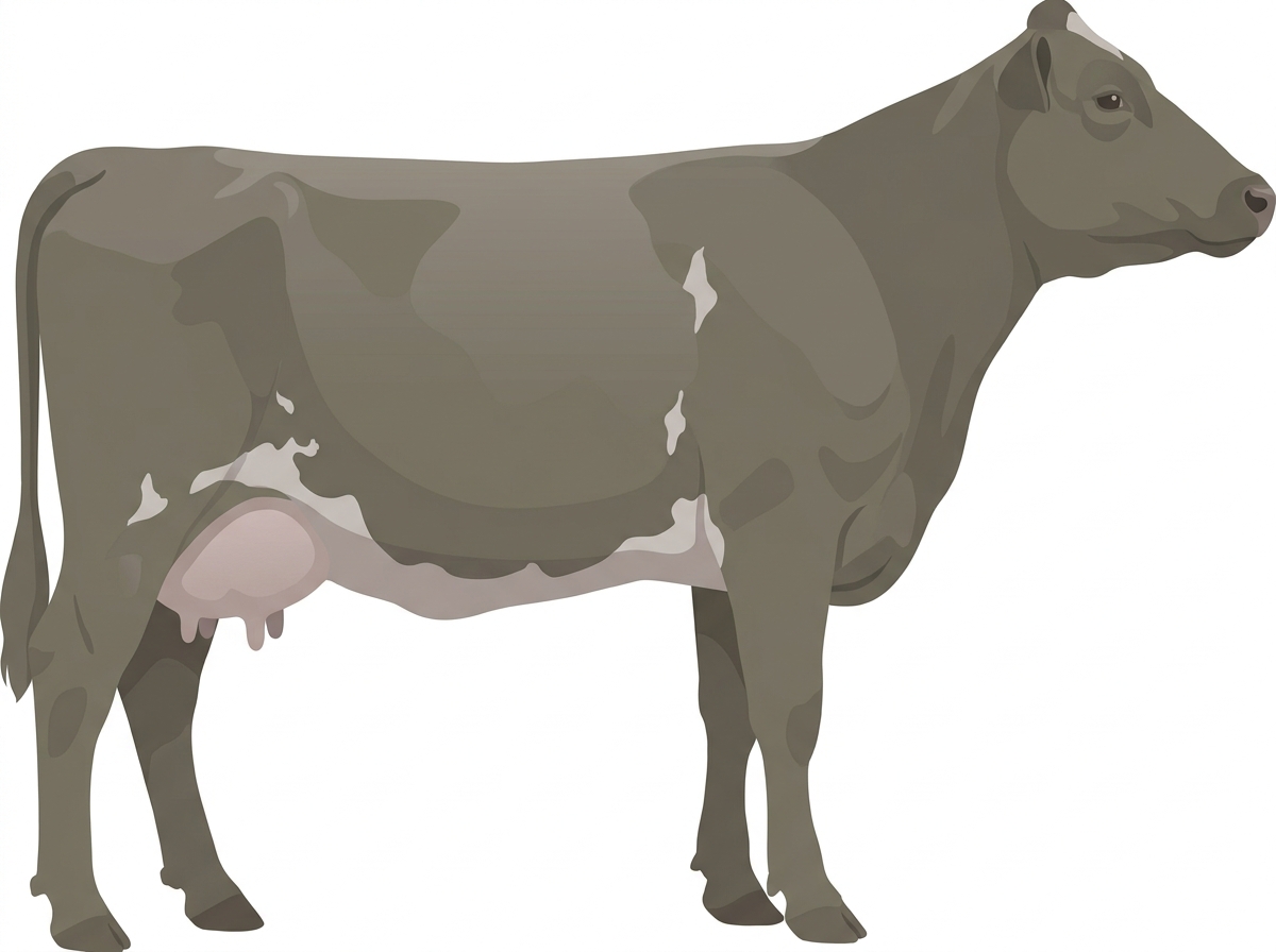 Smoky Shorthorn Plus Cow
