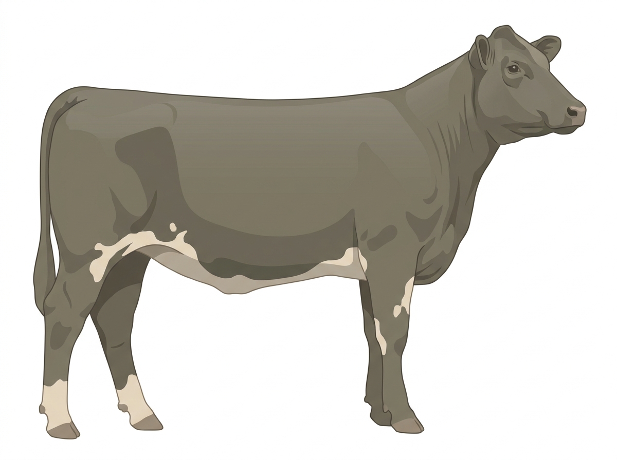 Smoky Shorthorn Plus Heifer
