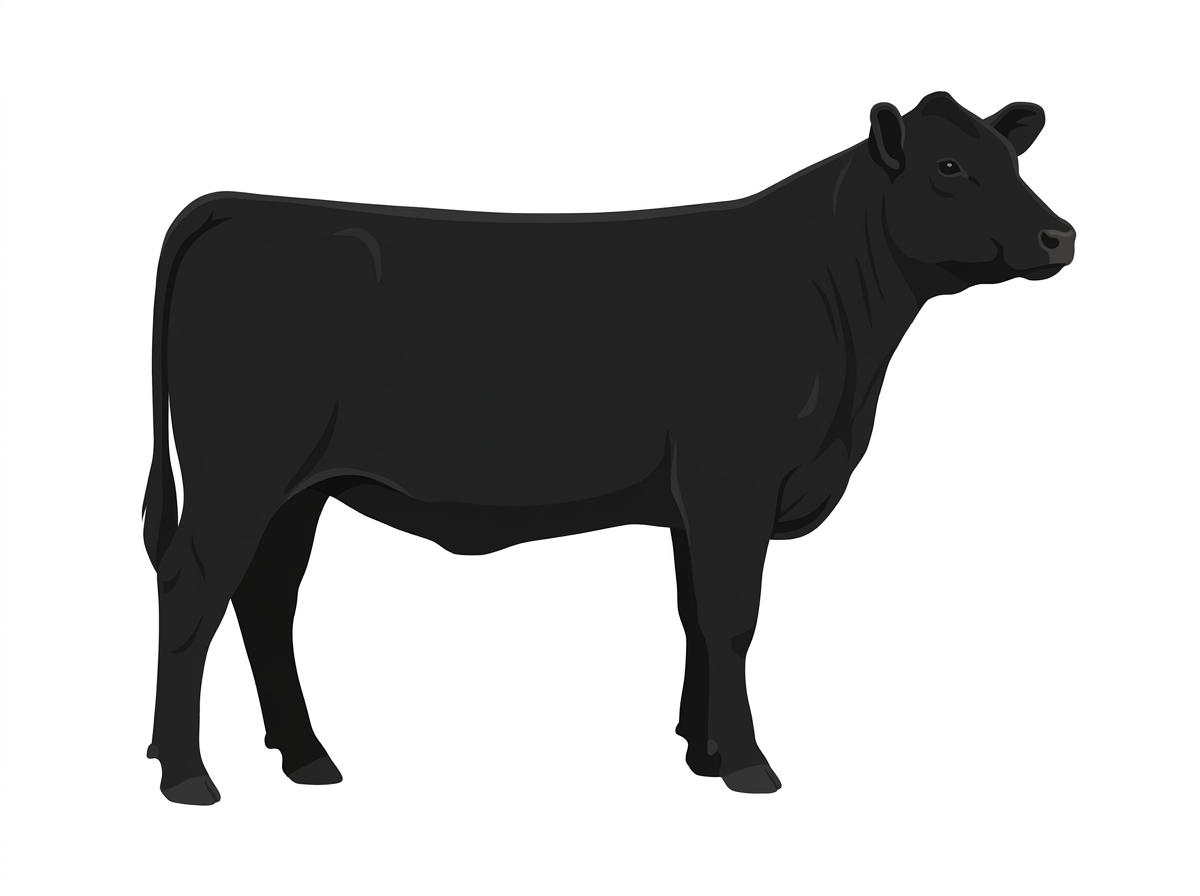 Black SimAngus Heifer