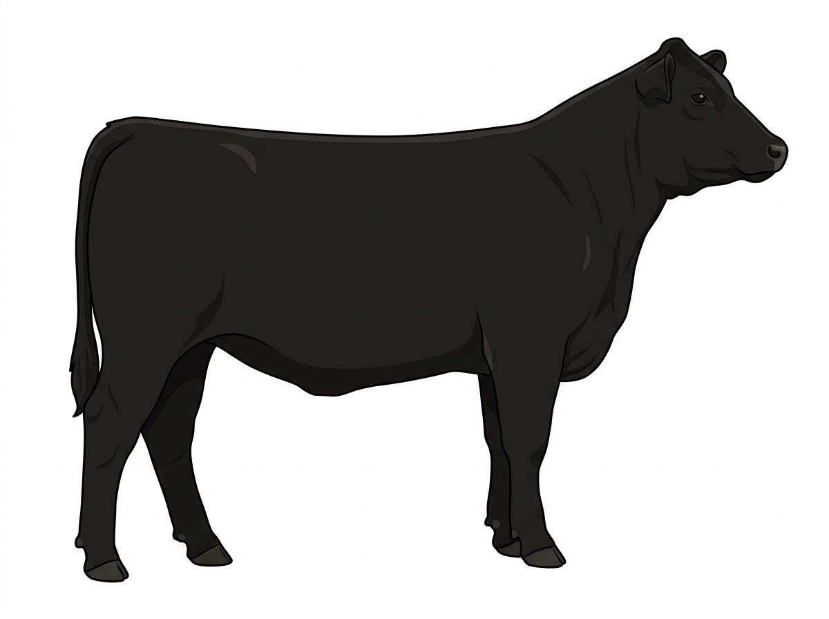 Black Simmental Cross Heifer