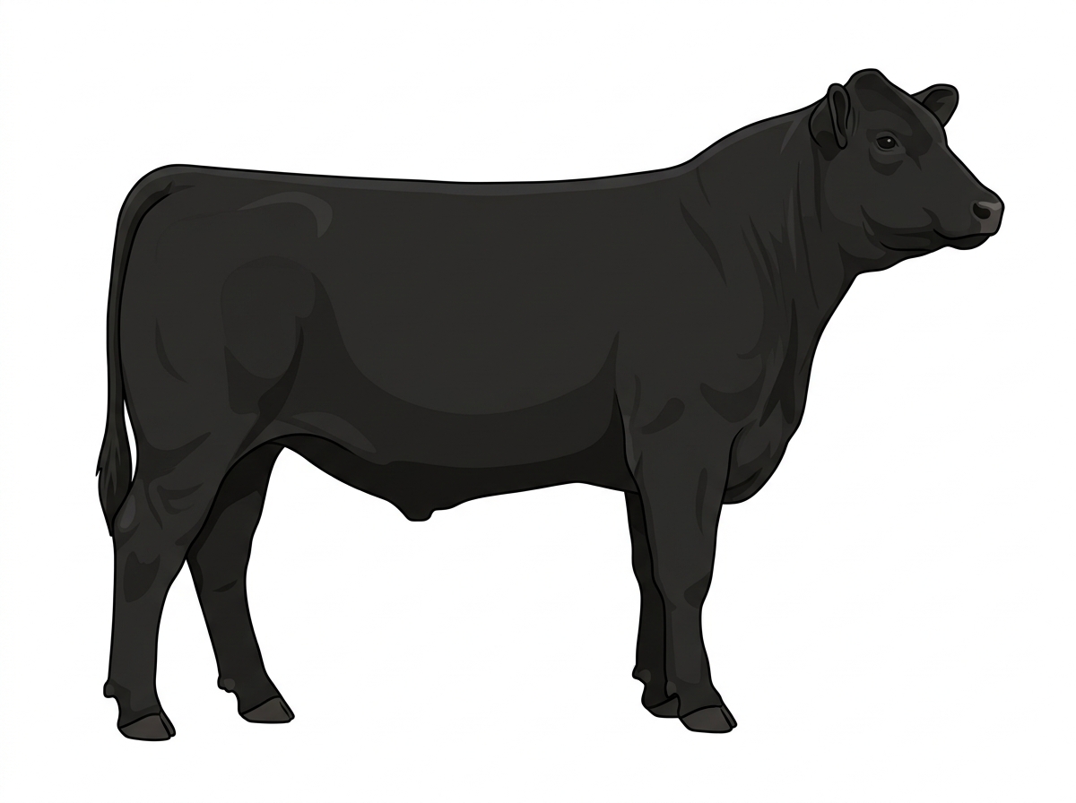 Black Simmental Cross Steer