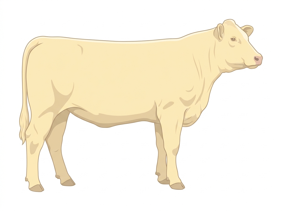 Cream Simmental Cross Heifer