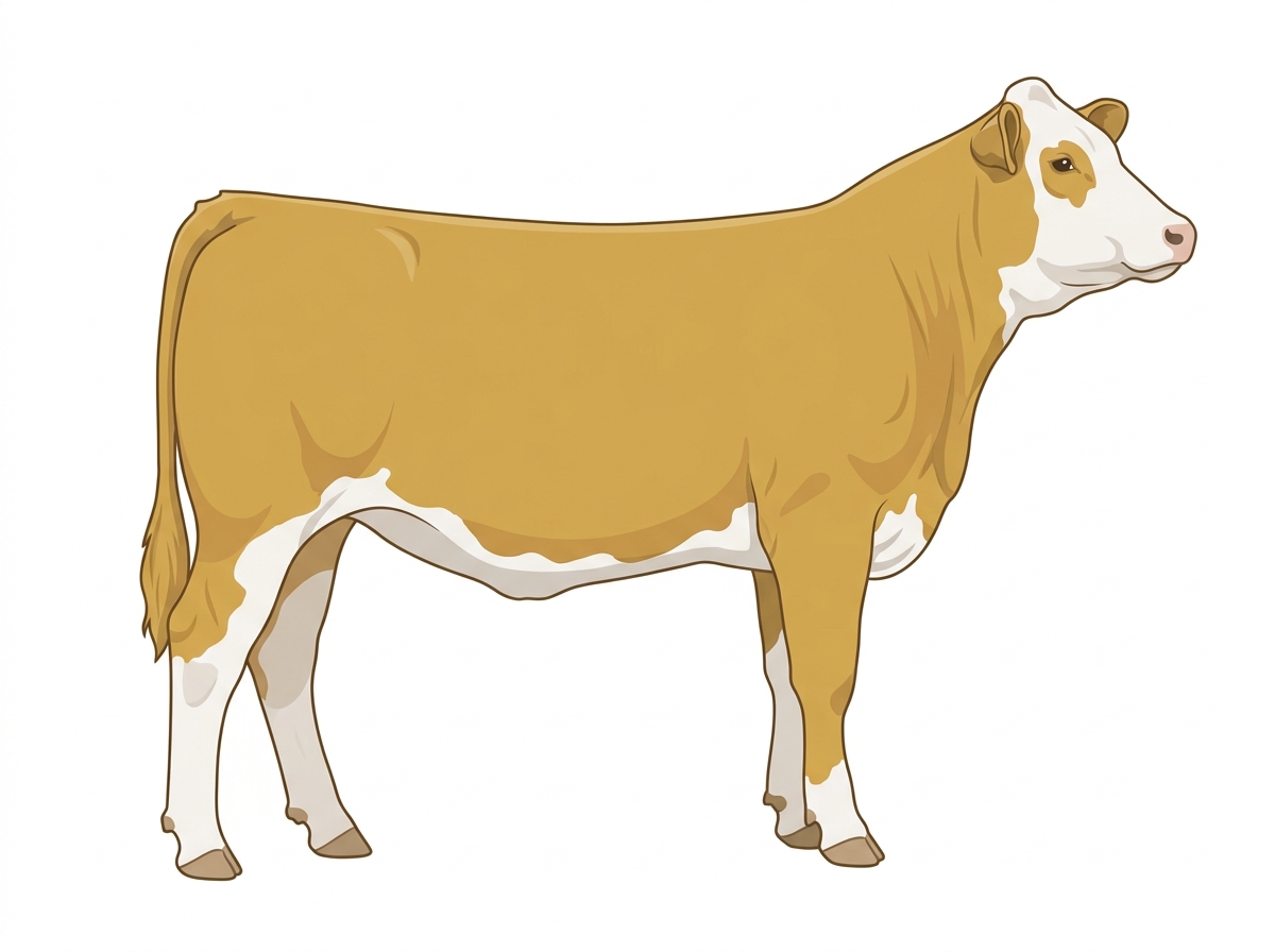Gold Simmental Cross Heifer