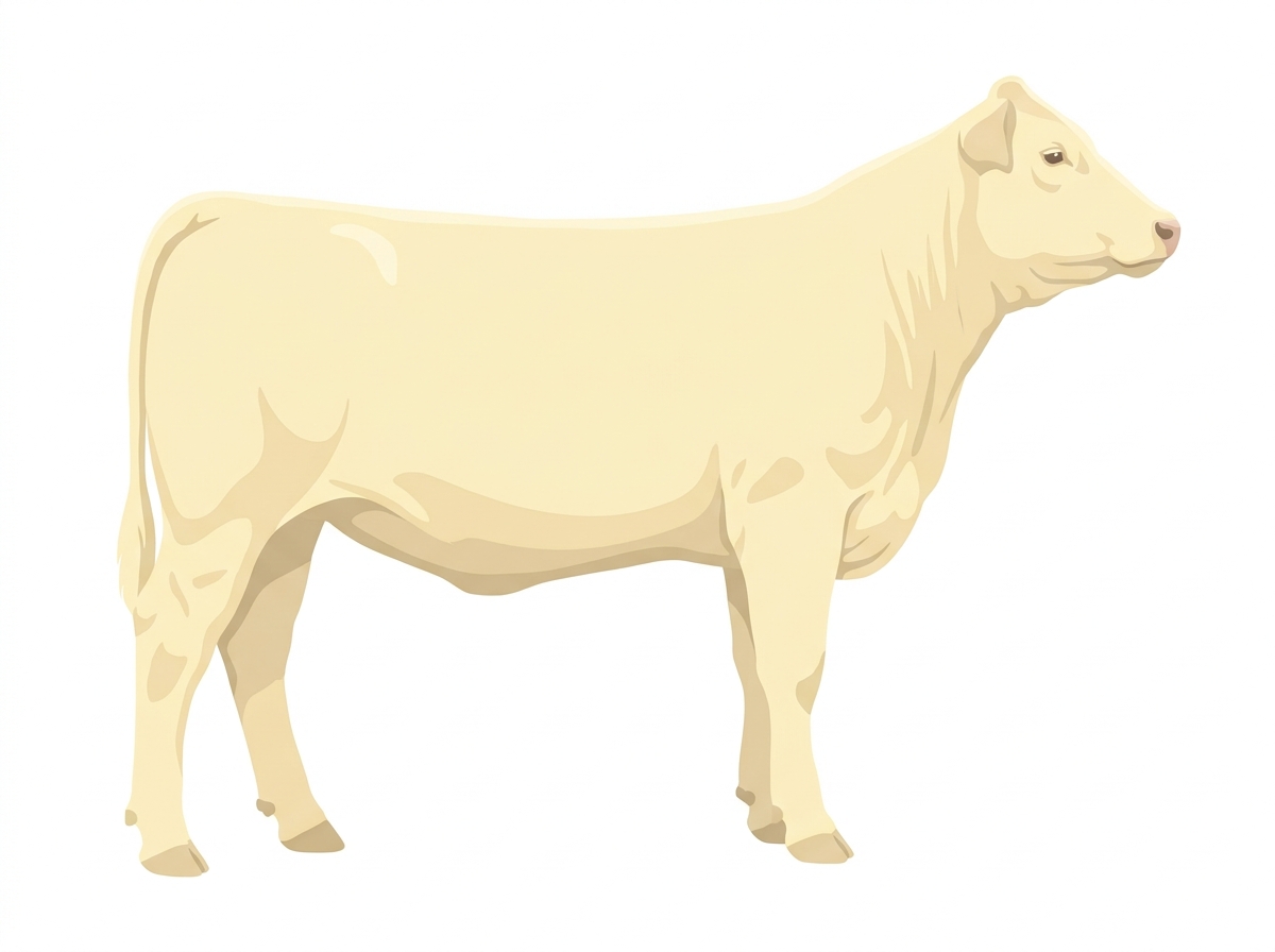 Cream Simmental x Charolais Cross Heifer