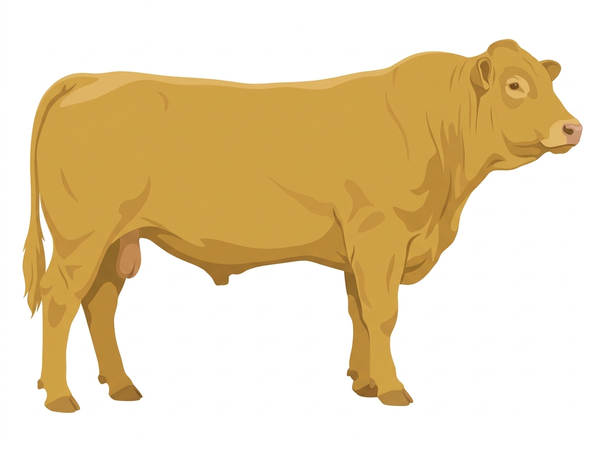 Gold Simmental x Limousin Cross Bull