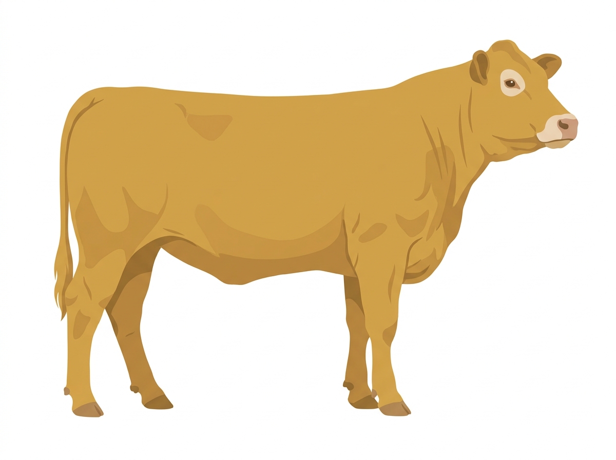 Gold Simmental x Limousin Cross Heifer