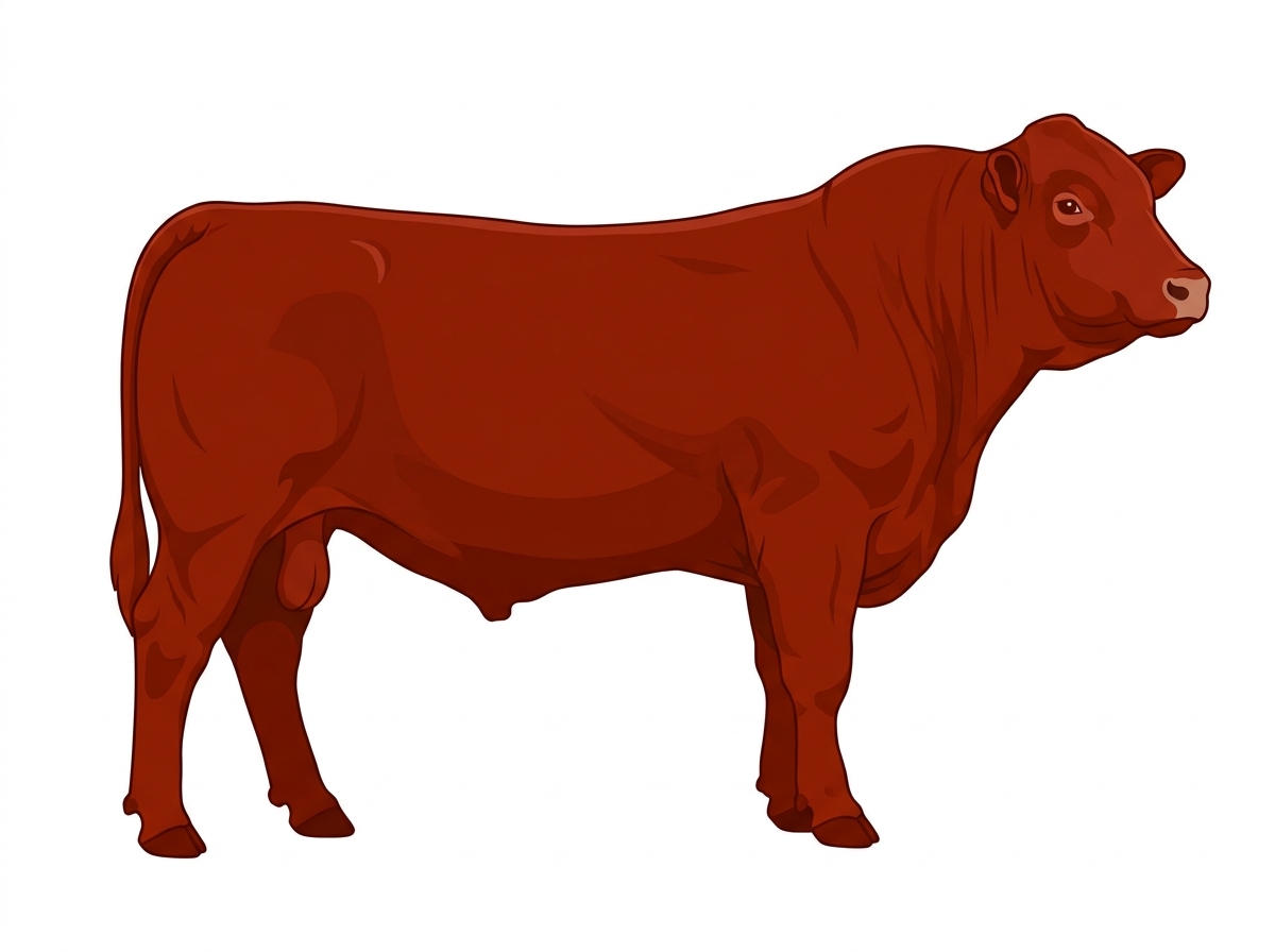 Red Simmental x Limousin Cross Bull