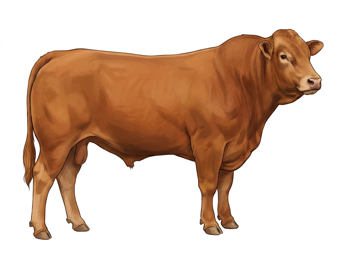 One Limousin Bull